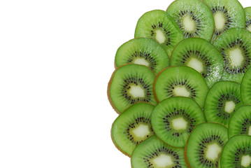 A few slice of kiwi