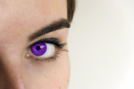 l'oeil violet