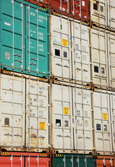 Cargo container harbor