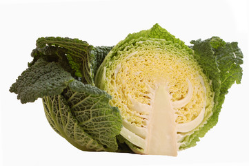 half savoy cabbage