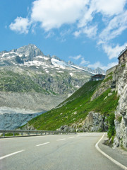 Fototapeta premium Alpine countryside in Switzerland, Europe
