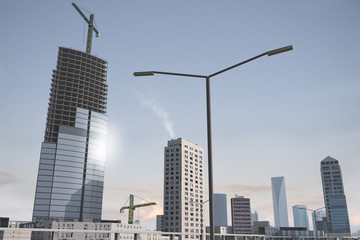 Fototapeta premium Imaginary city 277