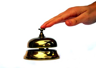 Right hand pushing service bell