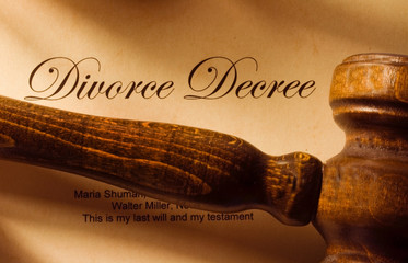 divorce decree - obrazy, fototapety, plakaty
