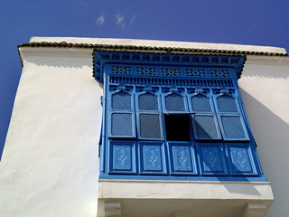 typical tunisian balcony