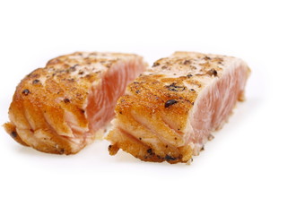 gebratenes lachsfilet