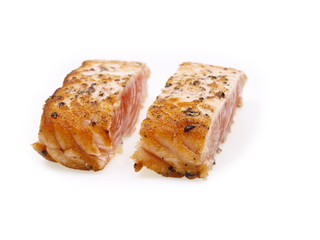 gebratenes lachsfilet