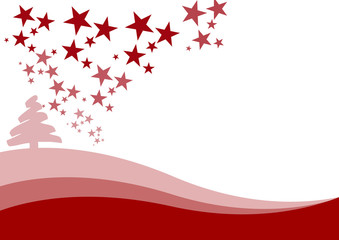 sfondo natale con stelle