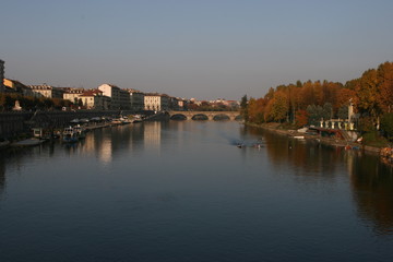 Naklejka premium Il fiume Po