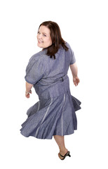 Plus Sized Model  Twirl