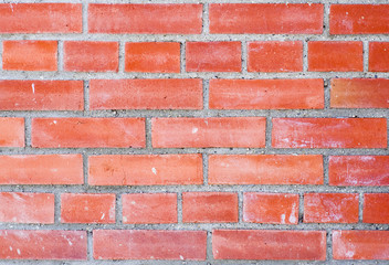 wall of brick