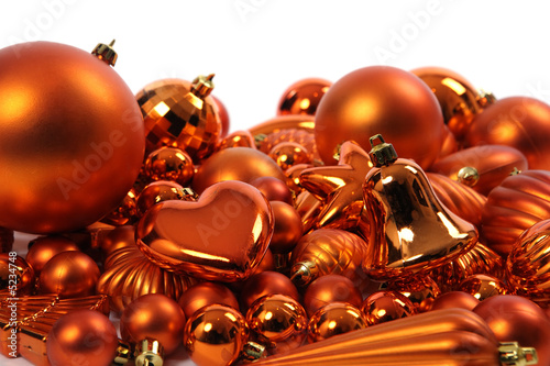 "Décoration de noël orange" photo libre de droits sur la banque d