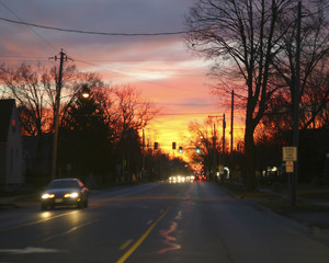 sunset street