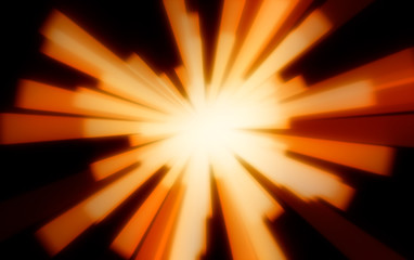 Obraz premium Graphic Explosion on Black
