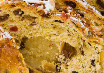 fresh christmas stollen