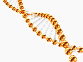 Obraz premium 3d genetic code