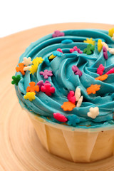 Blue Candy Cup Cake