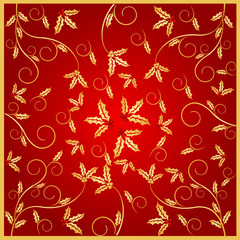 Floral background. Vector illustration