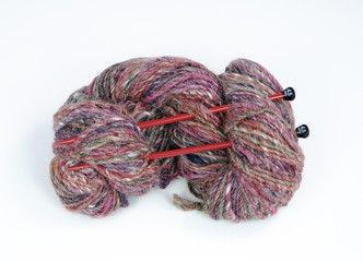 Rich skein of yarn