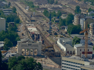 BAUSTELLE CITYTUNNEL LEIPZIG