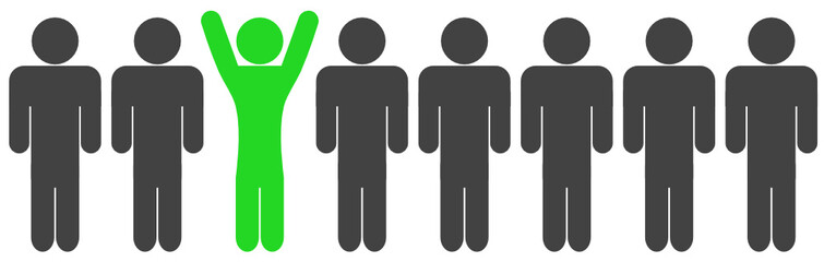 le bon candidat dans la ligne © Julien Gremillot