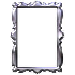 3D Silver Frame 