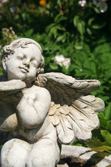 Garden angel statue