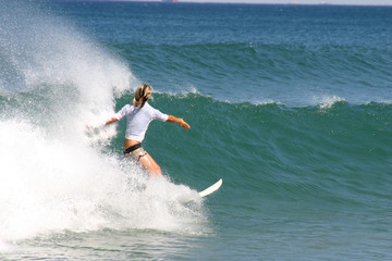girl surfer