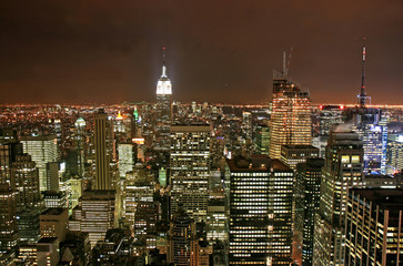 Fototapeta na wymiar New York City Midtown skyline