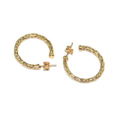 boucles d'oreilles palmier or