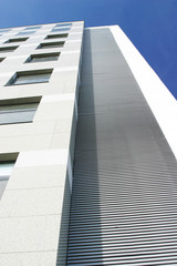 Modern building in europe city.