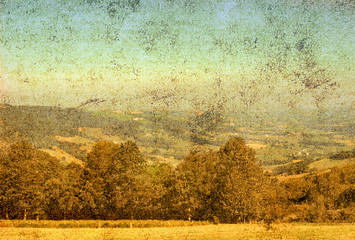 old-fashioned landscape