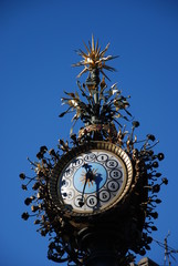 Fototapeta na wymiar Horloge de la place Marie Sans Chemise à Amiens