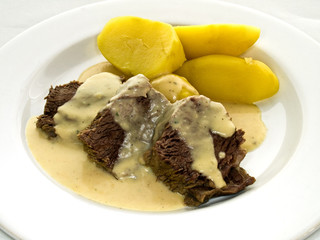 rindfleisch mit Meerettich