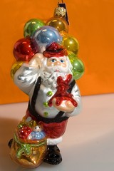 Bavarian Santa Christmas Ornament