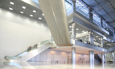 view in business center
