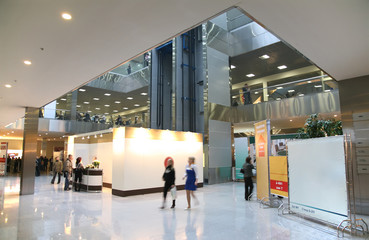 Hall in business center