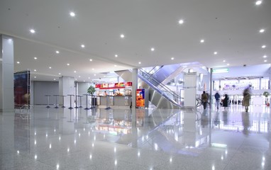 Interior in business center