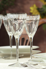 crystal glasses