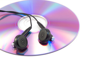 Cd and headphone