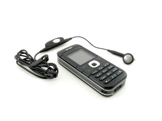 mobile phone & earphones