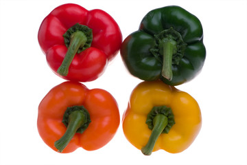 Colourful capsicums