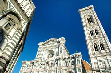 Door stickers Florence le duomo de florence et le campanile