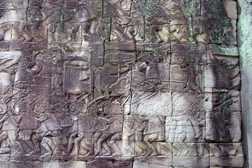 Bas relief Bayon Angkor