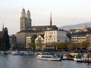 Fototapeta premium Grossmünster Zürich