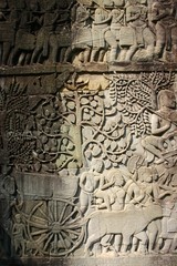 Bas relief Bayon Angkor