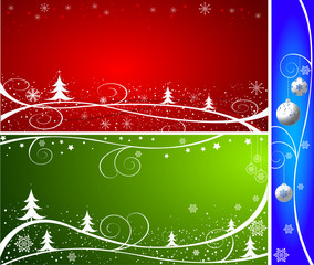 Christmas abstract Background - vector