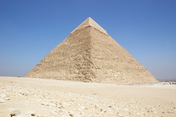 Fototapeta na wymiar Egypt - Giza pyramid of khafre