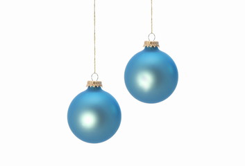Light Blue Christmas Bulbs