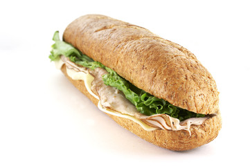 turkey and cheese sub